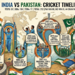 india national cricket team vs pakistan national cricket team timeline